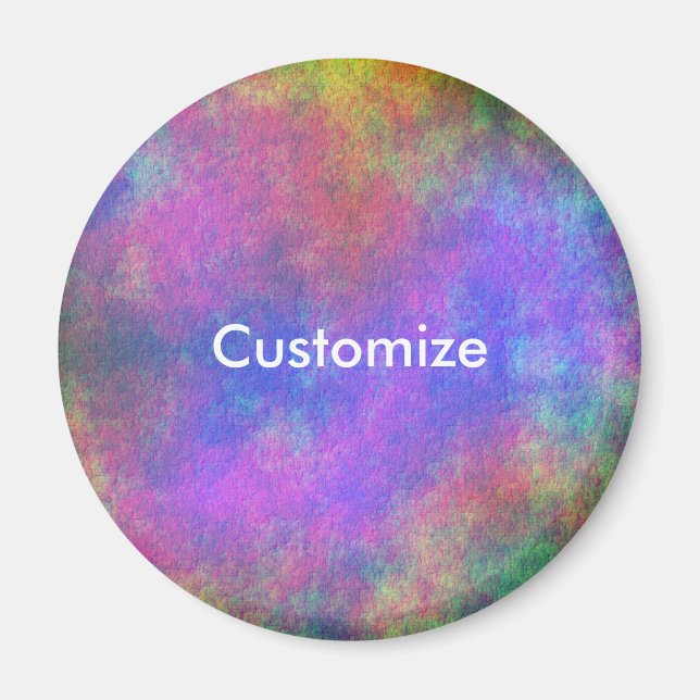 Aimant Bed de mer coloré IV - Modèle (Devant)