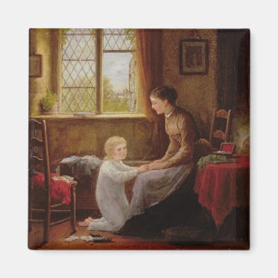 Aimant Bedtime, 1890 (huile sur panneau)