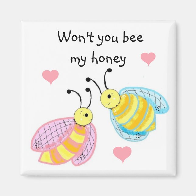 Aimant Bee My Honey (Devant)