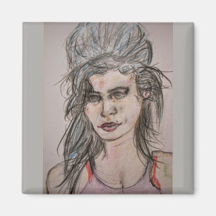 Aimant Beehive Girl Walking