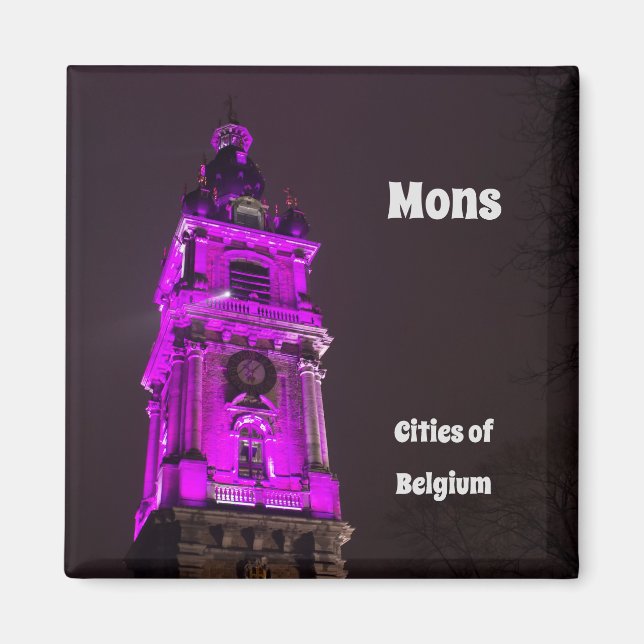 Aimant Beffroi de Mons Belgique (Devant)