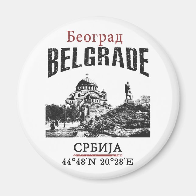 Aimant Belgrade (Devant)