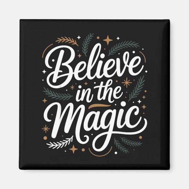 Aimant Believe In The Magic Christmas Insred Holiday Remi (Devant)