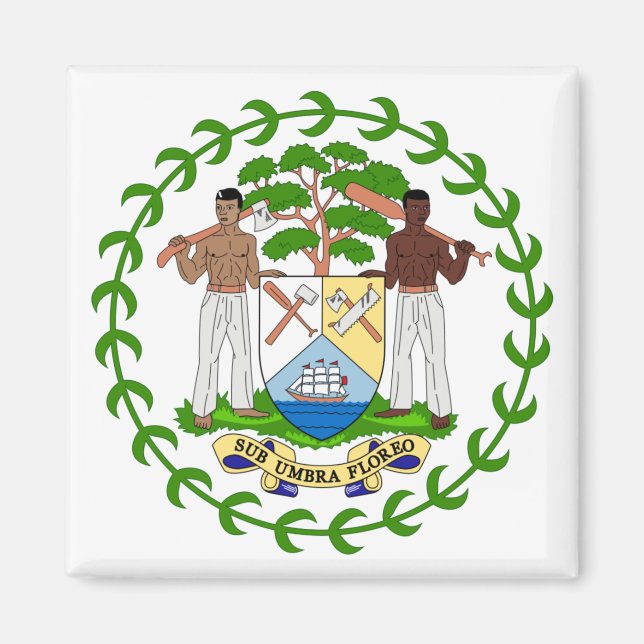 Aimant belize emblze (Devant)