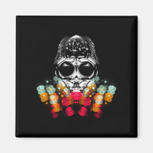 Aimant Belle araignée automnale avec Casquette Dewdrop