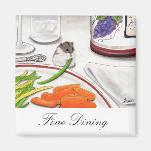 Aimant Belle cuisine Hamster Art Wine by BiHrle