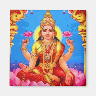 Aimant Belle déesse Golden Lakshmi Diwali