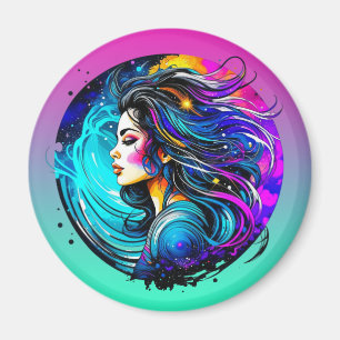 Aimant Belle Femme Ethérée N'Arrête Jamais De Rêver