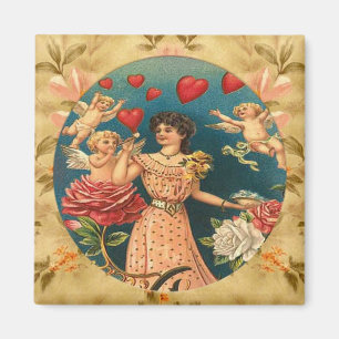 Aimant Belle fille avec l'aimant fait sur commande