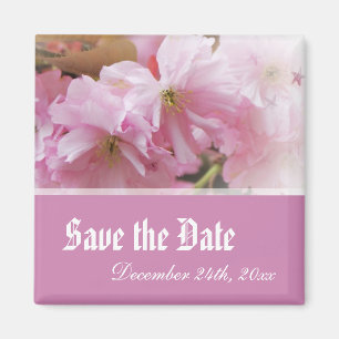 Aimant Belle fleur de cerisier rose sauver le mariage dat