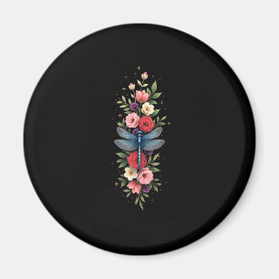 Aimant Belle Libellule Art Aquarelle Amoureux des Insecte