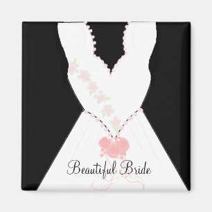Aimant Belle mariée Mariage Gown