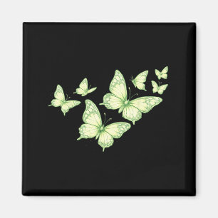 Aimant Belle Papillon Papillon Vert Amoureux Femmes