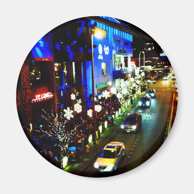 Aimant bellevue pendant Noël (Devant)