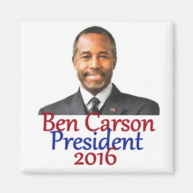Aimant Ben CARSON 2016 (Devant)