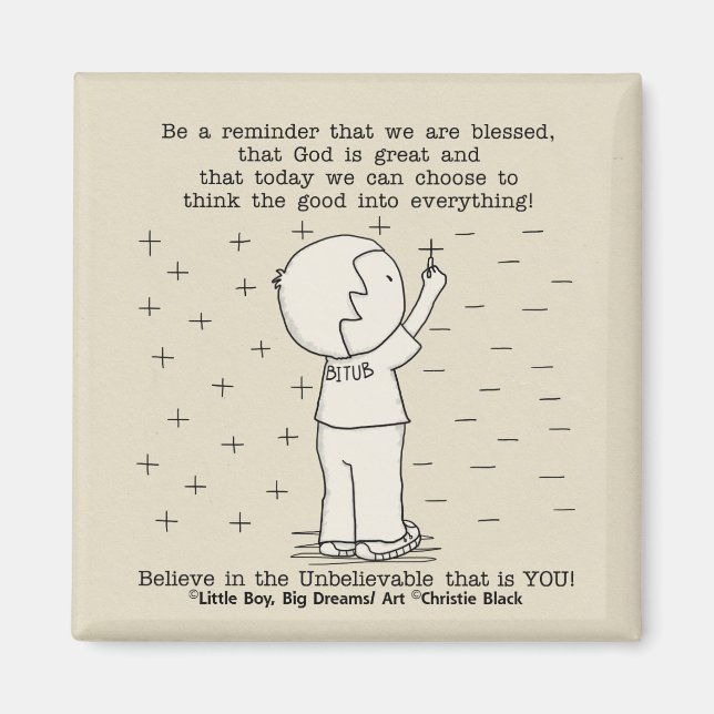 Aimant Bénédiction positive (Devant)