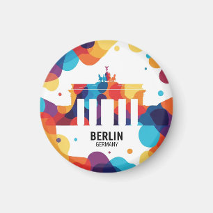 Aimant Berlin Allemagne Porte de Brandebourg Voyage abstr