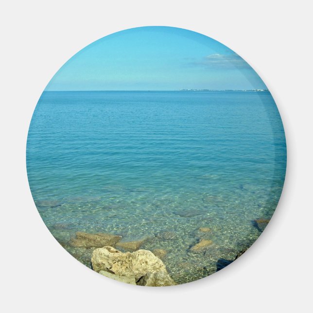 Aimant Bermudes Blue Green Waters (Devant)