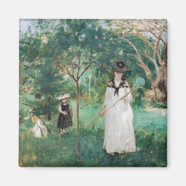 Aimant Berthe Morisot - La chasse aux papillons (Devant)