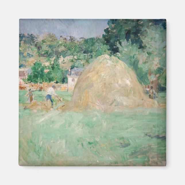 Aimant Berthe Morisot - Les piles de Haystacks à Bougival (Devant)