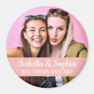 Aimant Best friends forever moderne BFF photo