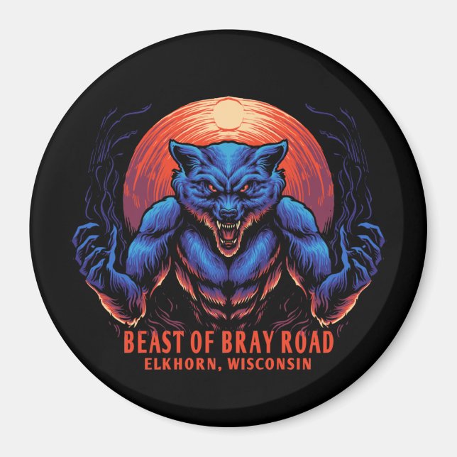 Aimant Bête de Bray Road Cryptid Créature (Devant)