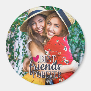 Aimant BFF photo Best friends forever modern