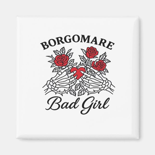 Aimant Bgm Bad Girl II Classic - Squelette Mains de coeur (Devant)