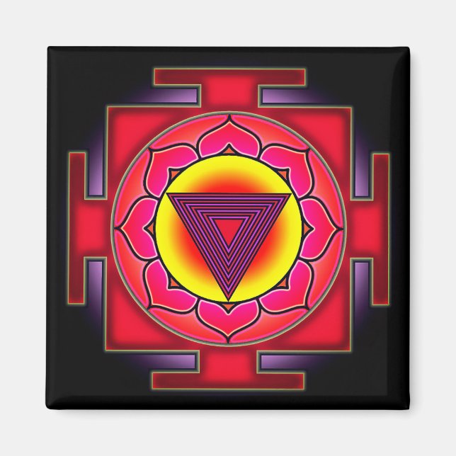 Aimant Bhairavi Yantra (Devant)