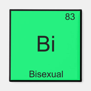 Aimant Bi - Symbole de l'élément de chimie bisexuel Funny