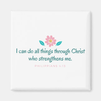 Aimant Bible Verse Écriture Philippiens 4:13