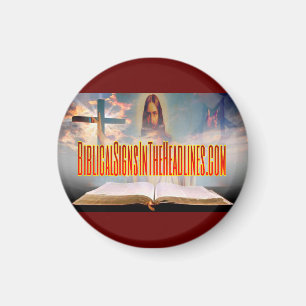 Aimant biblique de signes (rond)