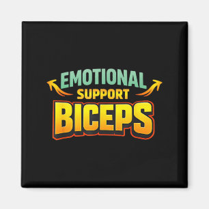 Aimant Biceps de soutien émotionnel Humour drôle de frère