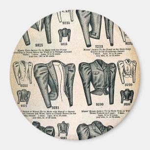 Aimant Bicycle Jakcets - publicité 1897 de cru de Mlles