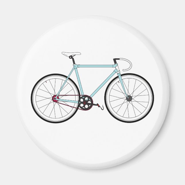 Aimant Bicycle rétro classique (Devant)