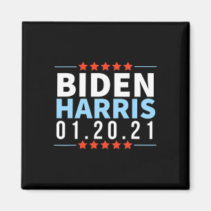 Aimant Biden Harris Janvier 2021 Victoire électorale Inau