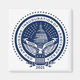 Aimant Biden Harris Logo Inaugural Jour d'Inauguration 20