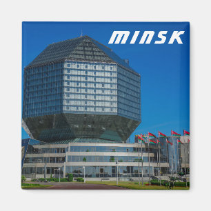 Aimant BiélБ е л а р у ь М с  du  de Minsk  de l'architec
