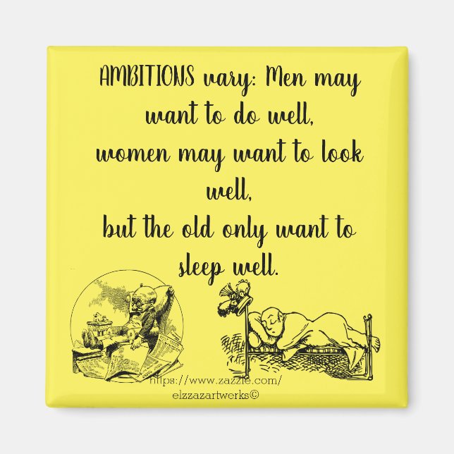 Aimant "Bien dormir" (Devant)