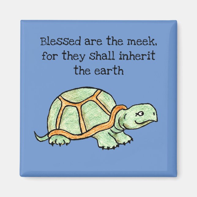 Aimant Bienheureuse Tortue-Meek (Devant)