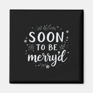 Aimant Bientôt, Joyeux Noël Engagé Couple Matchi