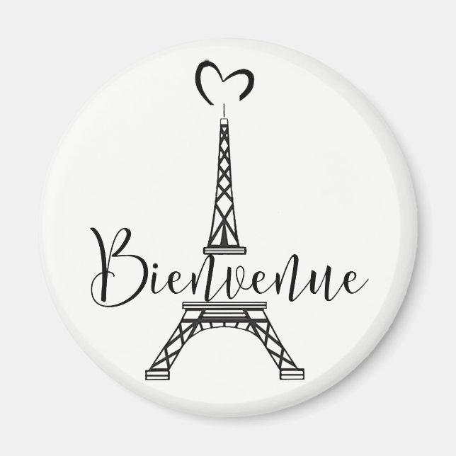 Aimant "Bienvenue" (Devant)