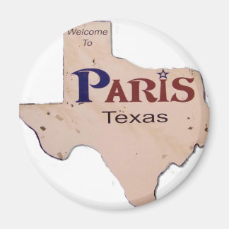 Aimant Bienvenue à Paris, Texas