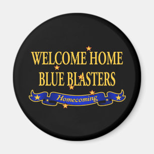 Aimant Bienvenue Accueil Blasers Bleus