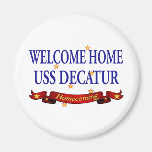 Aimant Bienvenue Accueil USS Decatur