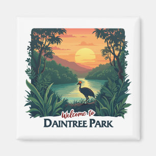 Aimant Bienvenue au Daintree National Australian Park