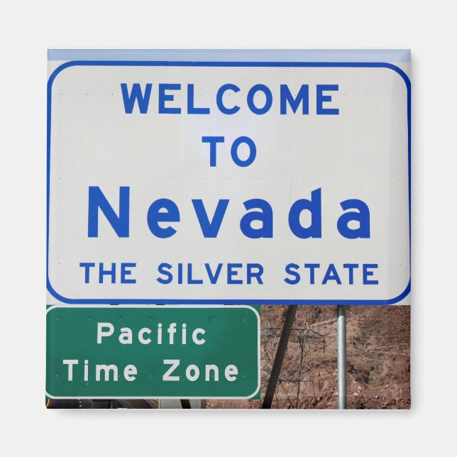 Aimant Bienvenue au Nevada (Devant)