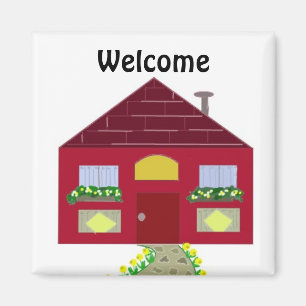 Aimant Bienvenue chez vous