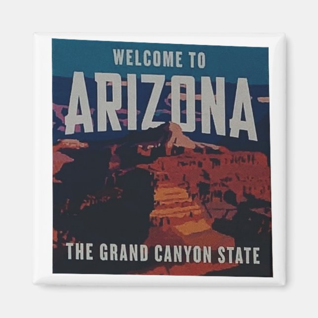 Aimant Bienvenue en Arizona (Devant)