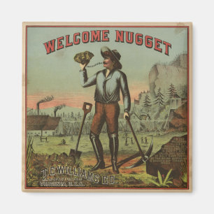 Aimant Bienvenue Nugget